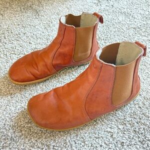 Mukishoes Chelsea boots size 40 in caramel brown